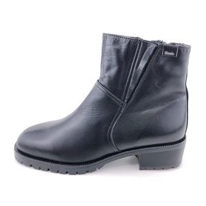Blondo Vintage Black Leather Winter Boots 7B